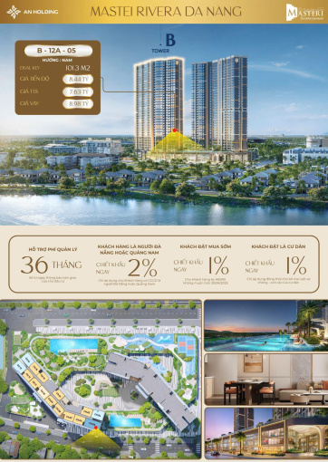 Ưu đãi Giá Bán Căn Hộ Dual Key Masteri Riviera Đà Nẵng